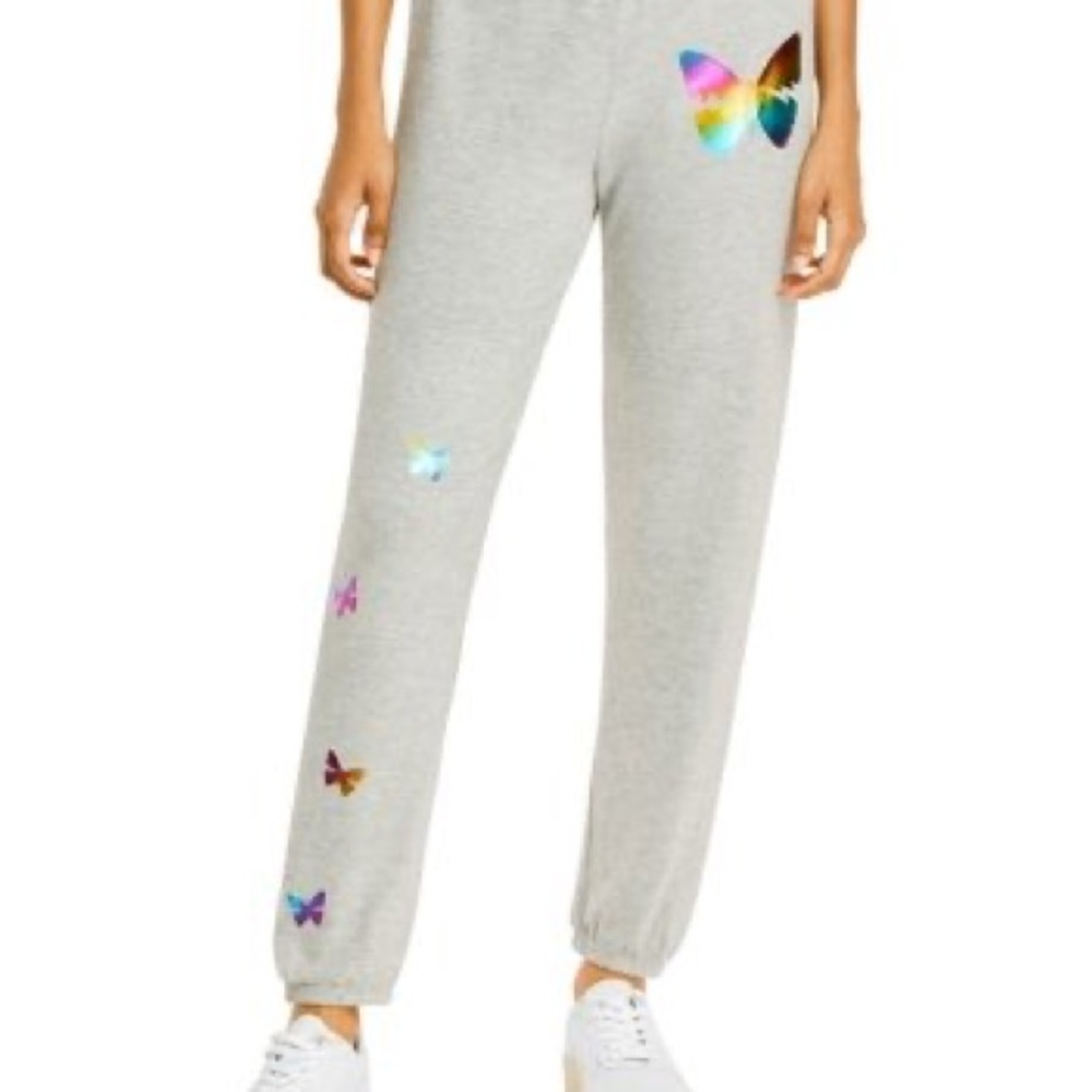 Lauren Moshi x Aqua collab | Butterfly lightning bolt sweatpants!